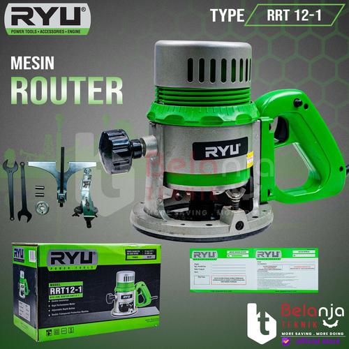[EZM.3503559] Ryu Mesin Profil Router Listrik RRT 12-1 440 Watt Wood Trimmer RRT12-1