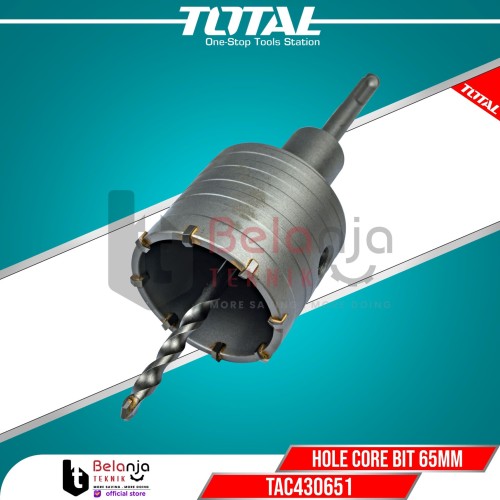 [EZM.3503561] Total Hole Core Bit Mata Bor Hole Saw Beton TCT Holesaw 65MM TAC430651