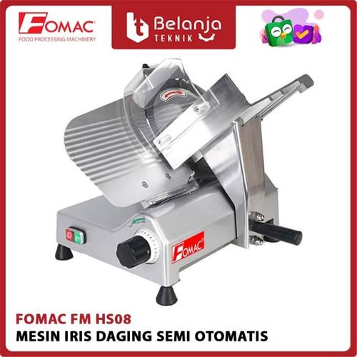 [EZM.3503611] Fomac Mesin Iris Daging Semi Otomatis FM HS08 210 Watt Meat Slicer