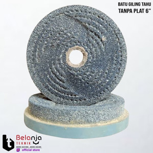 [EZM.3503657] Batu Gilingan Tahu 6 Inch Plat Dudukan Tahu Kedelai 6" Inchi Giling