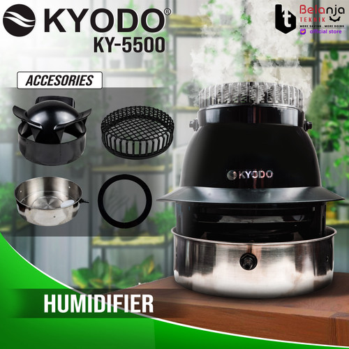 [EZM.3503658] Kyodo Mesin Kabut Embun KY 5500 Humidifier Rumah Walet Hidroponik 120W