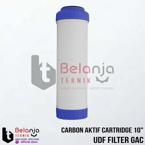 [EZM.3503660] UDF Filter GAC Carbon Aktif Cartridge 10" Inch Saringan Air 10 Inch