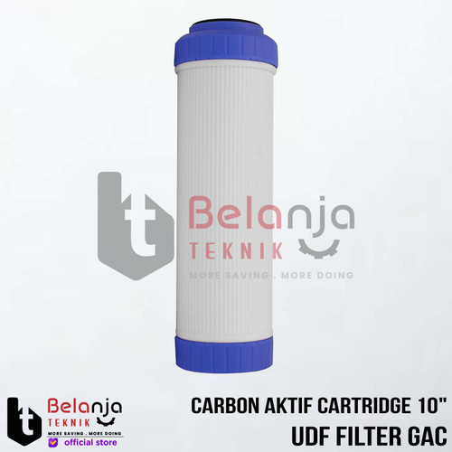 [EZM.3503661] UDF Filter GAC Carbon Aktif Cartridge 10" Inch Saringan Air 10 Inch