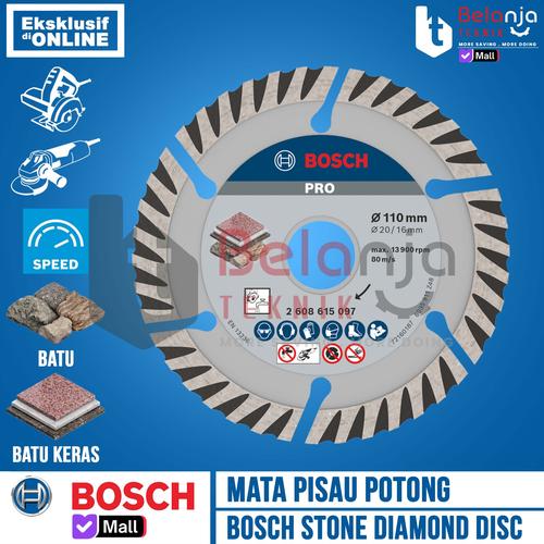 [EZM.3503783] Bosch Mata Potong Granit 4 Inch Diamond Wheel Granite Best Keramik 4"