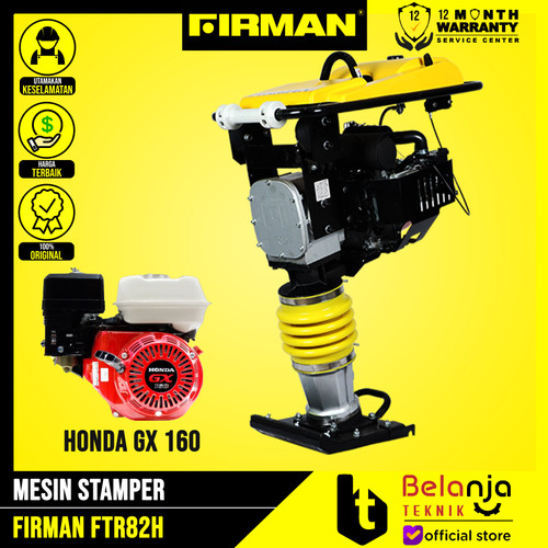[EZM.3503873] Firman Mesin Stamper Kuda FTR 82 H Pemadat Tanah Mesin Honda GX 160