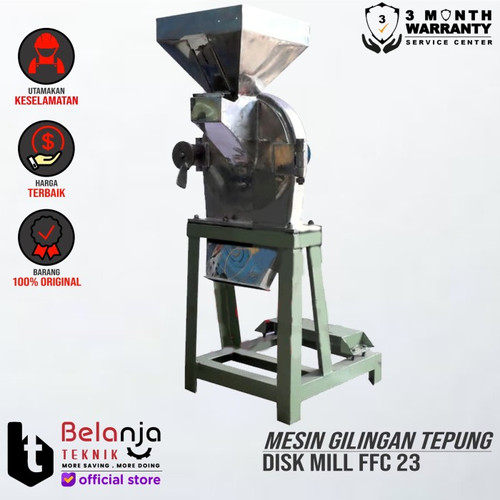 [EZM.3503946] Mesin Gilingan Tepung Disk Mill FFC 45 Stainless Body Only FFC45