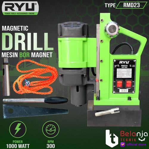[EZM.3503955] RYU Mesin Bor Magnet RMD 23 MM Magnetic Drill RMD23 23MM