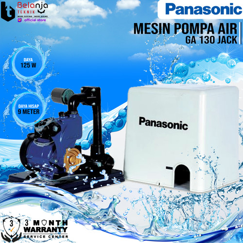 [EZM.3503996] Panasonic Pompa Air GA 130 JACK 125 Watt 9 Meter Water Pump GA130JACK
