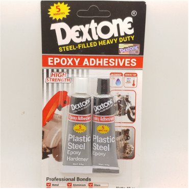 [EZM.3504063] Dextone Lem Epoxy Adhesives Besi Metal Plastik Lem Multifungsi 5 Menit