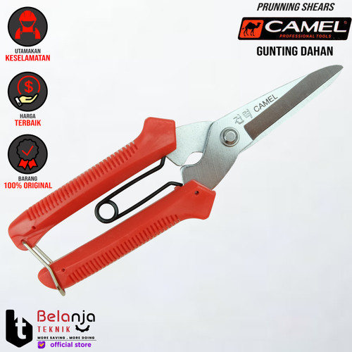 [EZM.3504065] Camel Gunting Potong Dahan Ranting Tanaman Stek Lurus Multifungsi Holo