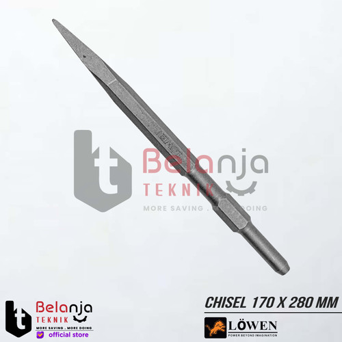 [EZM.3504072] Lowen Mata Chisel Mata Bor Bobok Beton Lancip Beton Hex 170 x 280 MM