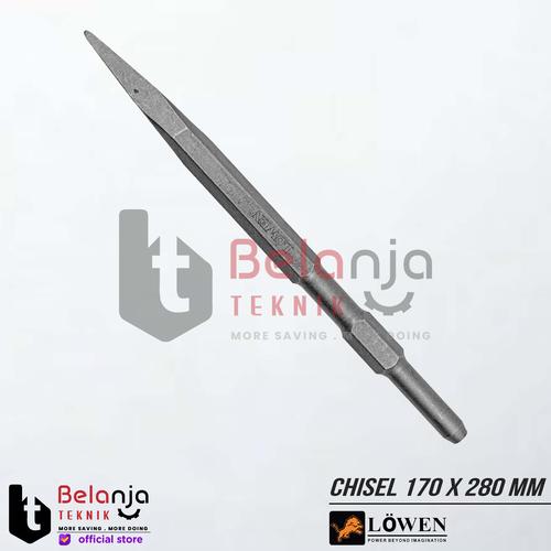 [EZM.3504072] Lowen Mata Chisel Mata Bor Bobok Beton Lancip Beton Hex 170 x 280 MM