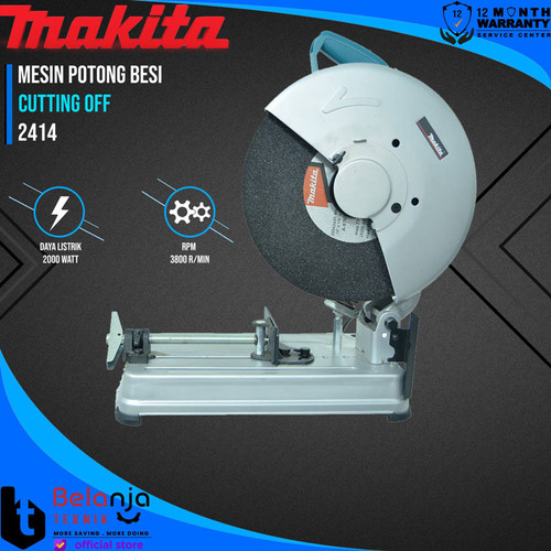 [EZM.3504076] MAKITA MESIN POTONG BESI 14 Inch 2414 NB CUT OFF 14" 355 mm 2000 WATT
