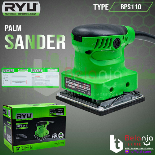 [EZM.3504139] RYU Palm Sander RPS110 Mesin Amplas RPS 110