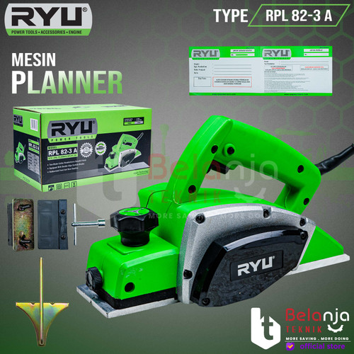 [EZM.3504144] RYU Mesin Serut Kayu RPL 82 - 3 A RPL82-3A Planner Kayu Mesin Ketam