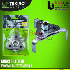 [EZM.3504167] Tekiro Kunci Buka Filter Oli Universal 2 Way Oil Filter Wrench Kaki 3