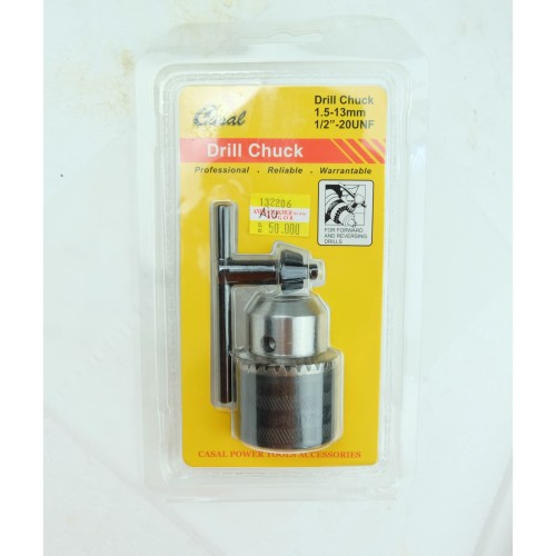 [EZM.3504173] Casal Kepala Bor 13 MM Key Chuck 13MM 1/2 Inch 20 UNF 1,5 MM - 13 MM