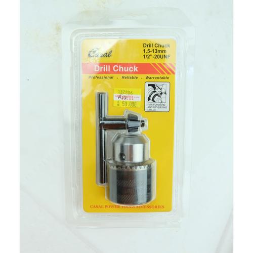 [EZM.3504173] Casal Kepala Bor 13 MM Key Chuck 13MM 1/2 Inch 20 UNF 1,5 MM - 13 MM