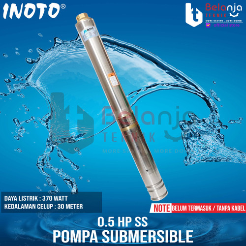 [EZM.3504341] INOTO Pompa Air Satelit - Submersible 0.5 HP SS