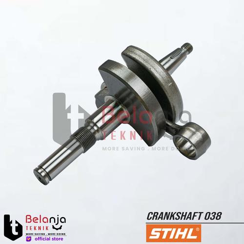 [EZM.3504496] STIHL Crankshaft Kruk As Chainsaw Mesin Gergaji Kayu 038 Poros Engkol