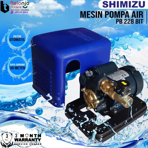 [EZM.3504507] Shimizu Pompa Pendorong Air Otomatis PB 228 BIT Booster Pump PB228 1In