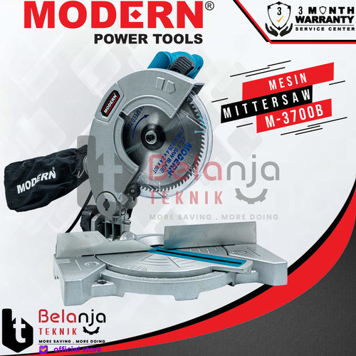 [EZM.3504552] MODERN Gergaji Potong 7 Inch M 3700 Mitter Saw Alumunium Kayu Mesin 7"