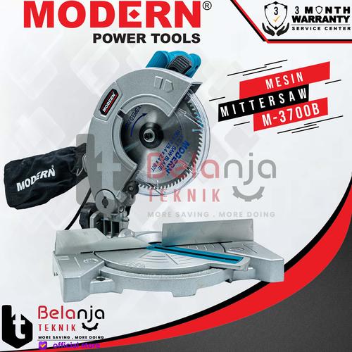 [EZM.3504552] MODERN Gergaji Potong 7 Inch M 3700 Mitter Saw Alumunium Kayu Mesin 7"