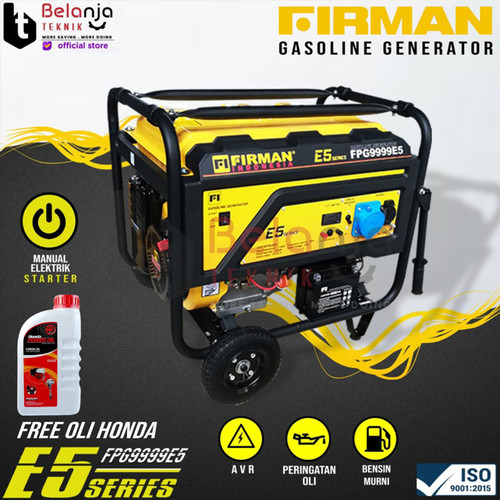 [EZM.3504688] Firman Genset FPG 9999 E5 Generator Set 7000 Watt FPG9999 E 5