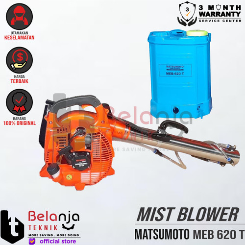 [EZM.3504690] Matsumoto Mist Blower MEB 620 T Sprayer Kabut 16 L Hama Desinfektan