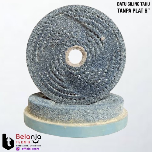 [EZM.3504703] Batu Gilingan Tahu 6 Inchi Tanpa Plat Batu Mesin Giling Kedelai 6" In