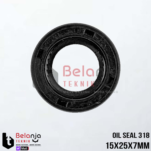 [EZM.3504705] Oil Seal 318 15x25x7mm Per Pcs - Sparepart Mesin Potong Rumput