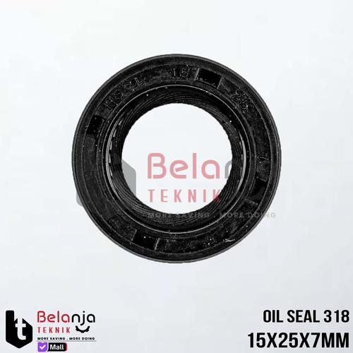 [EZM.3504705] Oil Seal 318 15x25x7mm Per Pcs - Sparepart Mesin Potong Rumput