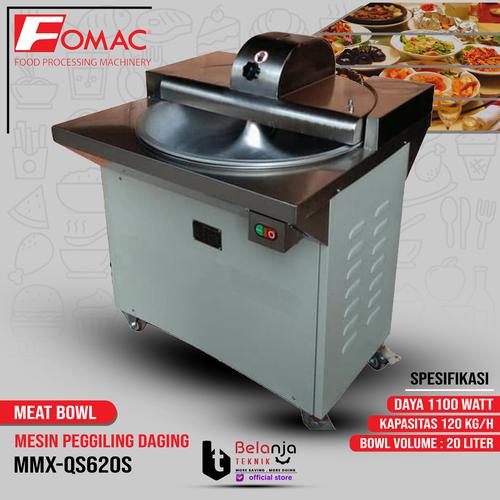 [EZM.3504716] Mesin Pengiling Daging Adonan Bakso FOMAC MMX-QS620S Meat Bowl
