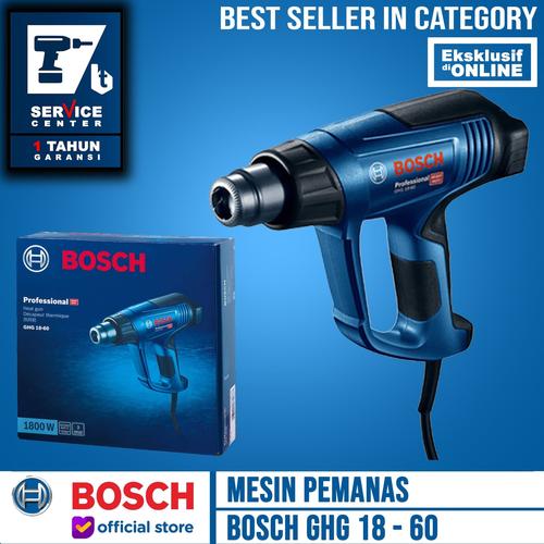 [EZM.3504856] BOSCH Heat Gun GHG 18 - 60 Hot gun GHG18-60 PEMANAS 1800 WATT