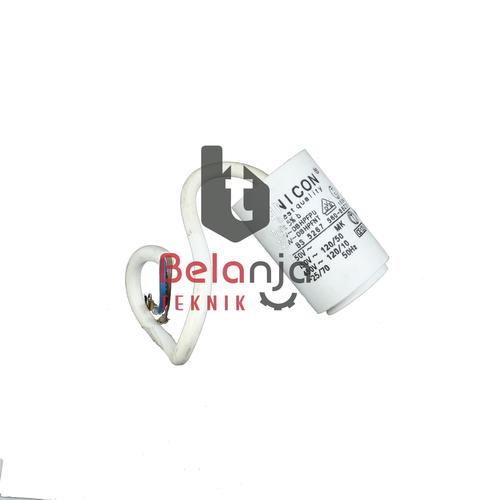 [EZM.3505008] Kapasitor Sanwa Mesin Pompa Air Unicon 10 MFD 400-450 V - Elco