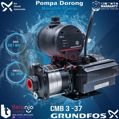 [EZM.3505133] Grundfos Pompa Dorong CMB 3-37 CMB3-37 Pompa Booster Otomatis 600 Watt