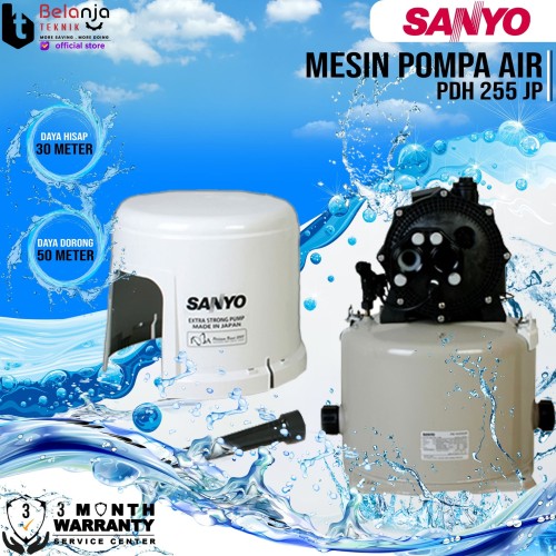 [EZM.3505134] Mesin Pompa Air - Jet Pump Sanyo - PDH 255 JP - 30 Meter