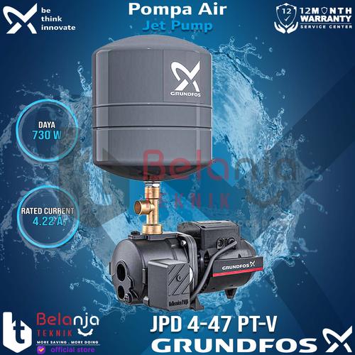 [EZM.3505146] Grundfos Mesin Pompa Air JPD 4-47 PT-V Jet Pump 30 Meter Sumur Dalam