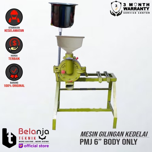 [EZM.3505159] Mesin Gilingan Kedelai-Tahu-Kacang 6" PMJ - Body Only 6 Inch