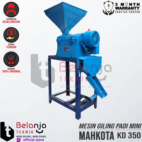 [EZM.3505163] Mahkota Mesin Gilingan Padi Mini KD 350 Body Only