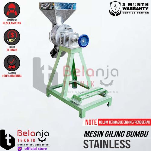 [EZM.3505168] Mesin Gilingan Cabe / Bumbu 8 Inch Stainless - Body Only