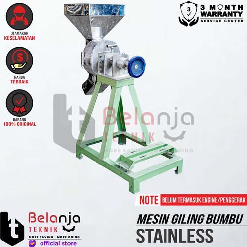 [EZM.3505168] Mesin Gilingan Cabe / Bumbu 8 Inch Stainless - Body Only