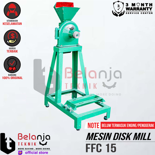 [EZM.3505178] Mesin Gilingan Tepung - Disk Mill - FFC 15 Body Only