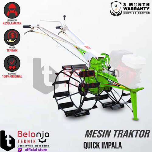 [EZM.3505199] Quick Impala Mesin Traktor Bajak Lahan Sawah Basah Kering Unit Only
