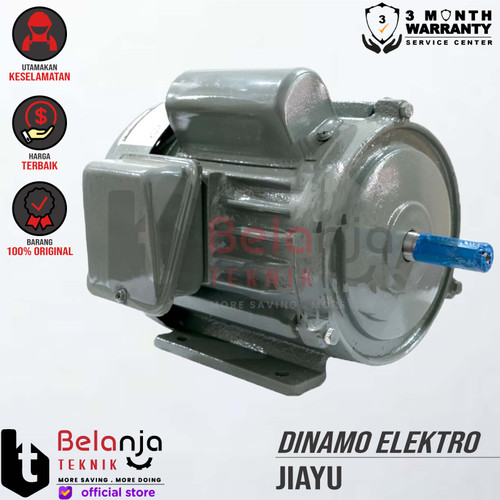 [EZM.3505205] Mesin Dinamo - Electro Motor Jiayu 1.5 HP 1 Phase 4 Pole