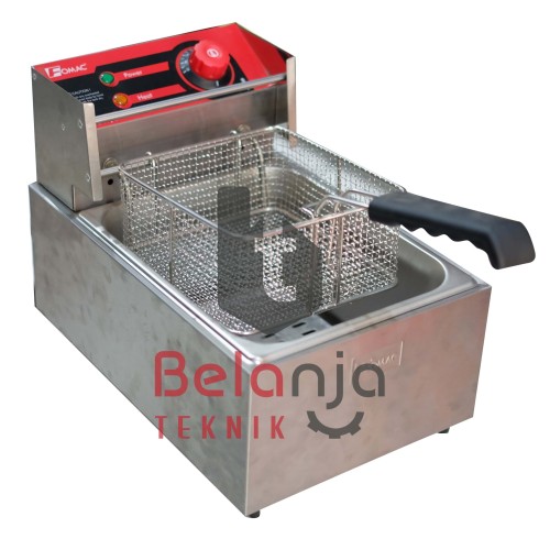 [EZM.3505248] Electric Single Tank Fryer - Penggorengan Elektrik - Fomach FRY-EZL 1