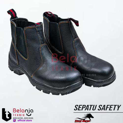 [EZM.3505295] Sepatu Safety - Steel Horse 9379 (Panjang Seleting)