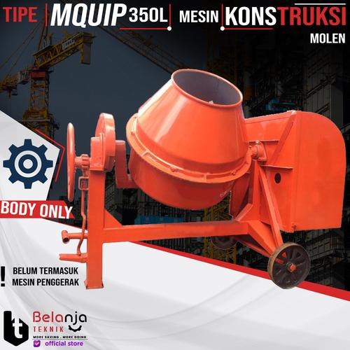 [EZM.3505296] MQuip Mesin Molen Beton Semen 350 Liter - Body Only M QUIP 350LTR