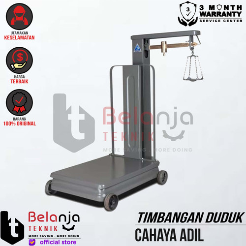 [EZM.3505301] Timbangan Duduk Cahaya Adil 500 Kg