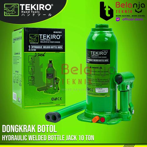 [EZM.3505314] Tekiro Dongkrak Botol 10 Ton Hydraulic Alat Bengkel